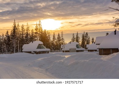 Glass Igloo In Lapland  Finland 