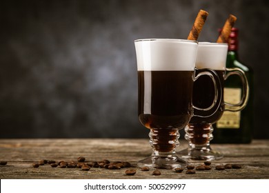 Glass Of Irish Coffee