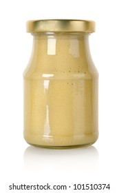 Glass Jar Of Mustard