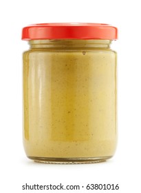 Glass Jar Of Mustard