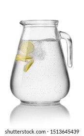 Glass Jar Of Water And Lemon