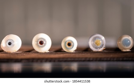 Glass Made Eye Prosthesis From Lauscha, Germany