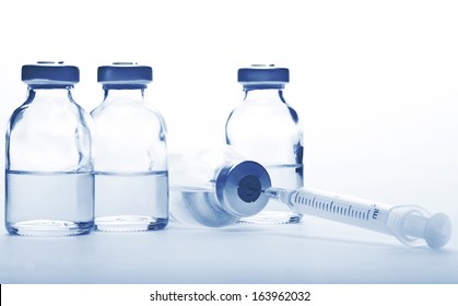 Glass Medicine Vials and botox, hualuronic, collagen or flu Syringe