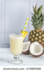 Glass Of Pina Colada