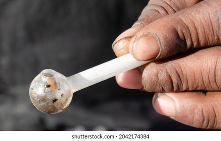 Glass Pipe Lolly Used To Smoke Crystal Meth