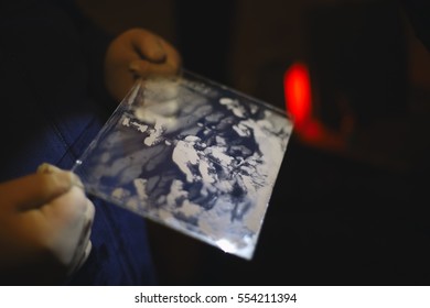 Glass Plate, With Negative Image, Ambrotype.