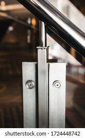 Glass Railing Detail Joints Hairline Stainless Stock Photo (Edit Now ...