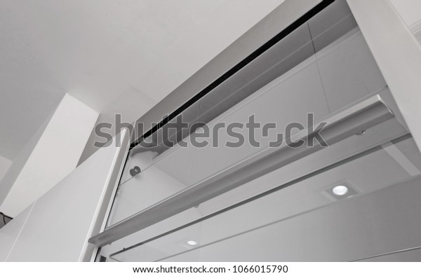 Glass Roll Stainless Steel Handle Dresser Stock Photo Edit Now