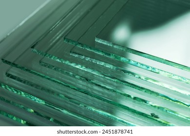 Glass sheets, super clear float glass panels.