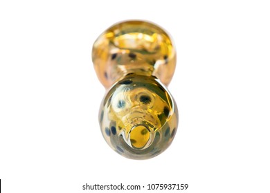 Glass Smoking Pipe Isolated