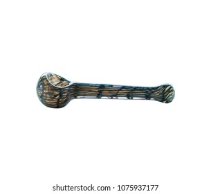 Glass Smoking Pipe Isolated