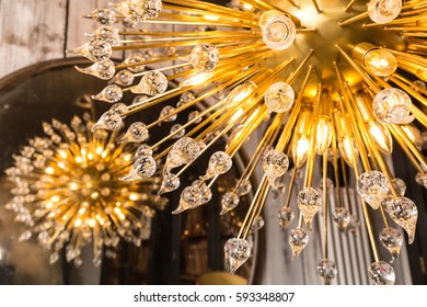 Glass Sputnik Chandelier