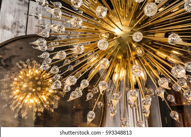 Glass Sputnik Chandelier