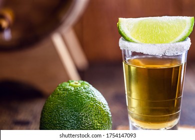 tequila in a glass