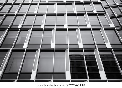 Glass Wall Exterior Of High Rise Building