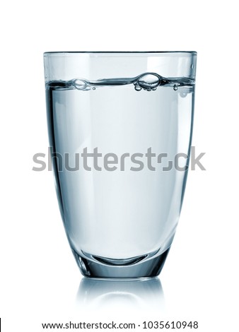 Glass with water