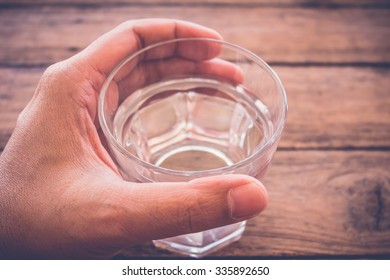 Glass Of Water In Hand