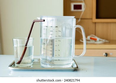 Glass Of Water In Hospital Room, Restrict Oral Fluid For Patient