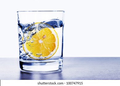 Glass Of Water With Lemon