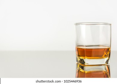 Glass of whiskey  on the rock