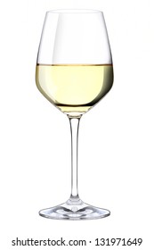 A Glass Of White Wine