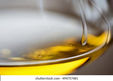 Glass Of White Wine Close Up