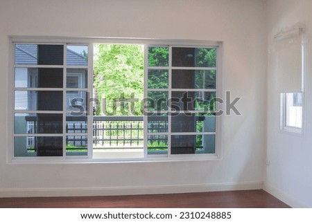 Glass windows in the house that are tinted with sun protection film, Glass windows in homes have the ability to filter outside light. 