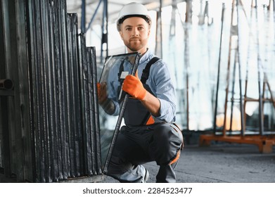 Glass,Aluminium and PVC industry workers. - Powered by Shutterstock