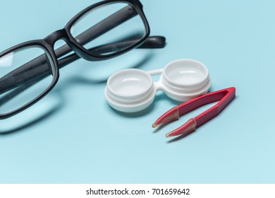 Glasses, Contact Lenses, Vision Concept