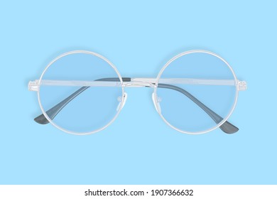 Glasses for improving vision on a bright background. 