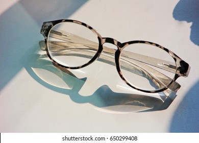Glasses on the table 