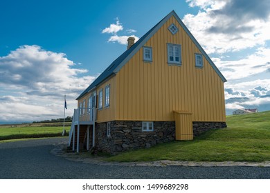 Glaumbaer, Large Farm Turf House Dating From The Late 1800s, Which Reproduce A Style Of Construction Used For Centuries In Iceland, Skagafjörður In North-Iceland