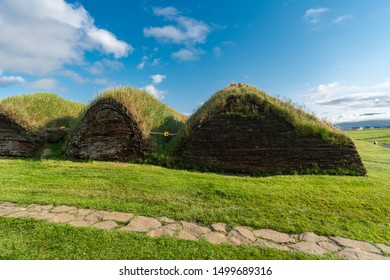 Glaumbaer, Large Farm Turf House Dating From The Late 1800s, Which Reproduce A Style Of Construction Used For Centuries In Iceland, Skagafjörður In North-Iceland