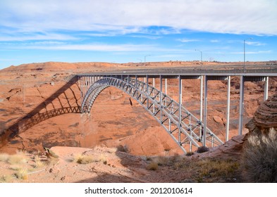 Glen Canyon Bridge In Page, Arizona