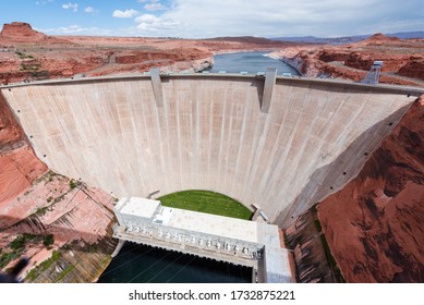 Glen Canyon Dam On The Colorado River