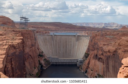 Glen Canyon Dam Overlook Page Arizona