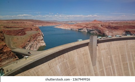 Glen Canyon Dam Overlook (Page, Arizona, West USA) 