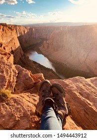 Glen Canyon Dam Overlook In Page, AZ