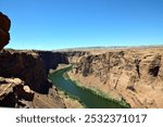 Glen canyon desert geologyl andscape