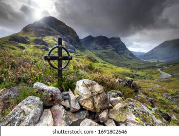 Glencoe Highlands of Scotland UK  - Shutterstock ID 1691802646
