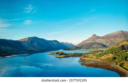 Glencoe Loch In Scotland UK