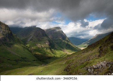 Glencoe In Scottish Highlands