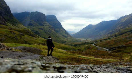 Glencoe Valley Mountain Viewpoint, Scotland 