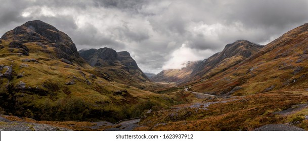 Glencoe Valley Scotland UK Highlands Landscape Nature Moody Days