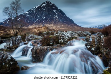 Glencoe Waterfall, Scottish Highlands