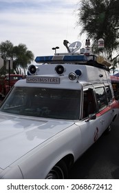 Glendale Arizona 10-23-2021 Ghost Busters Car Waiting For A Call