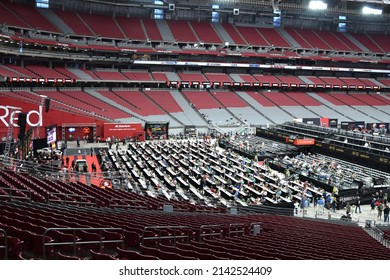 Glendale Arizona 3-17-2022 Mecum Car Auction Inside State Farm Stadium