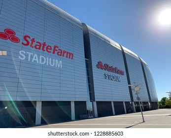 Glendale, Arizona, October 10, 2018: State Farm Stadium