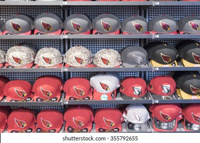 GLENDALE, AZ - December 19, 2015: Team Shop Of American Football Team Arizona Cardinals.