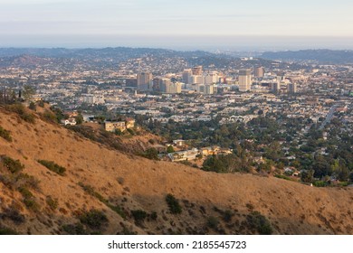 Glendale, CA - August 1 2022: Aerial View Of Glendale California